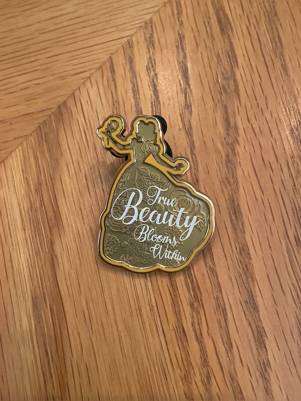 Beauty and the Beast Belle True Beauty Blooms Within Pin